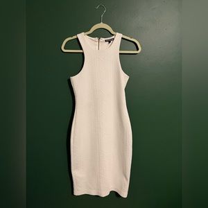 Express white pattern dress, size 4